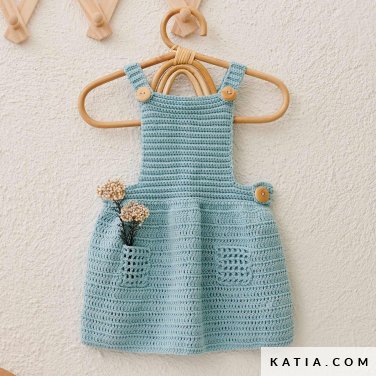 patroon breien haken baby jurk lente zomer katia 6219 29 p