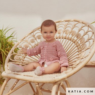 patroon breien haken baby set lente zomer katia 6219 17 p