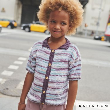Kids Square Dress Crochet Kit - S/S - Easy - (6220-11)