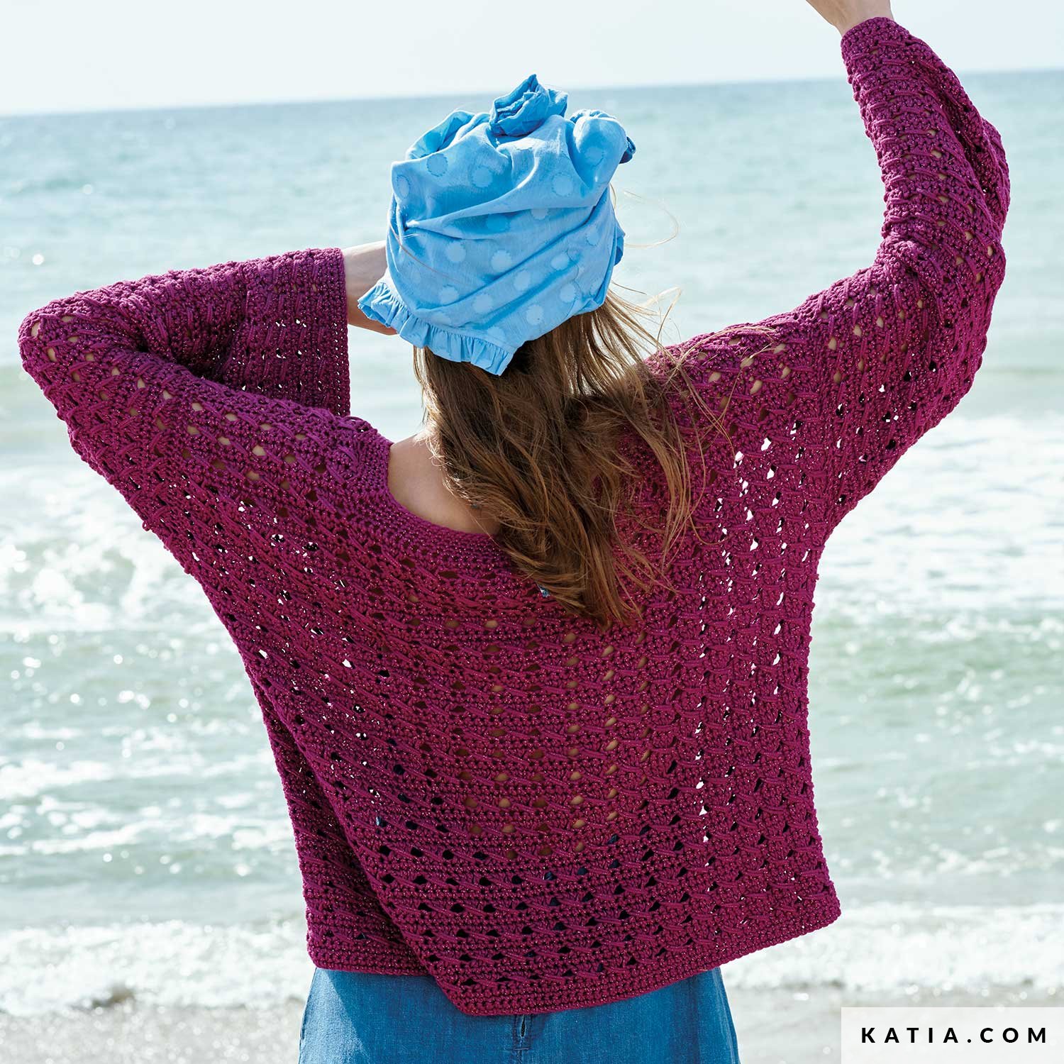 ka na ta XM always summer knit RED 7分袖 ka na ta XM always summer knit RED レッド