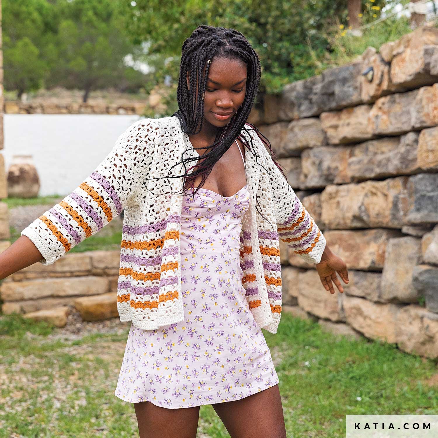 Crochet half jacket design clearance