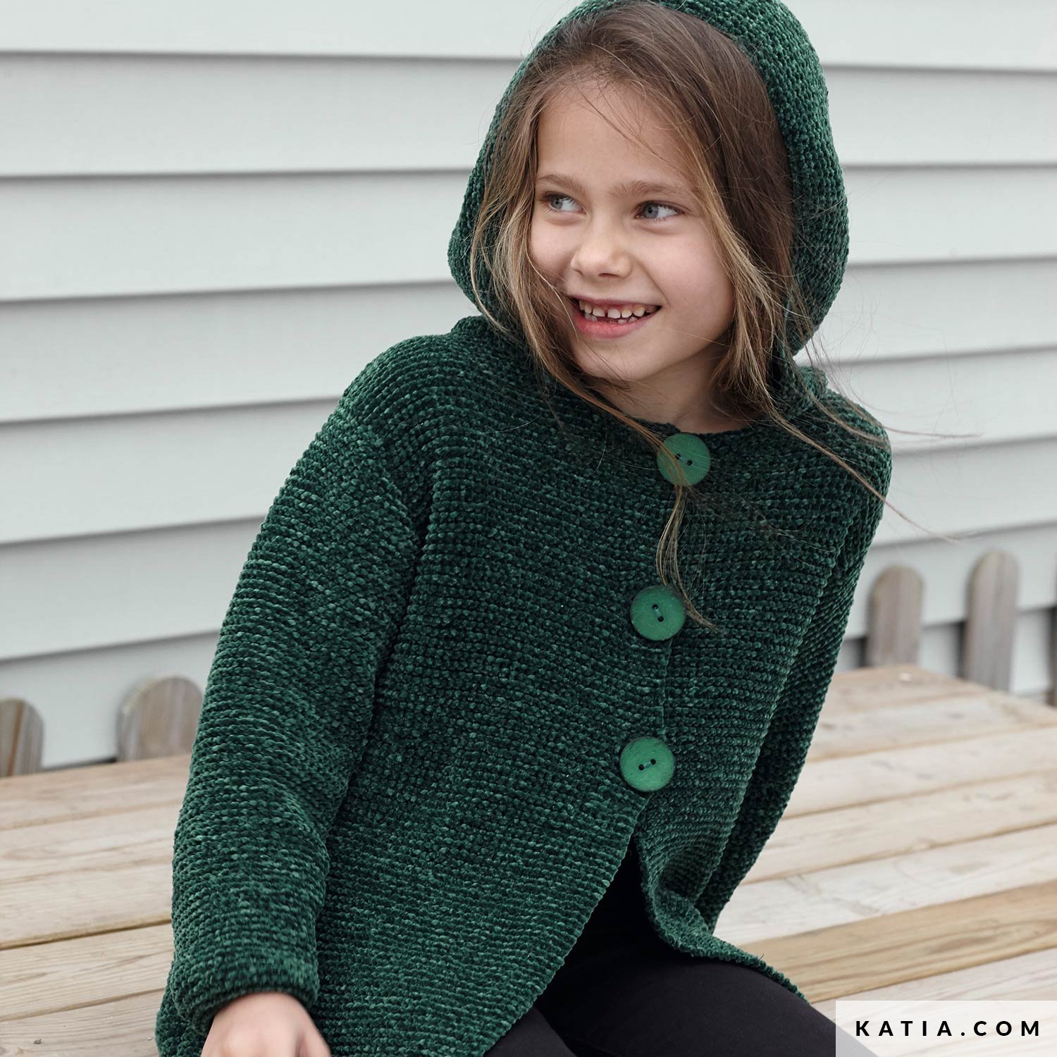 Chaqueta Ni os Oto o Invierno patrones Katia