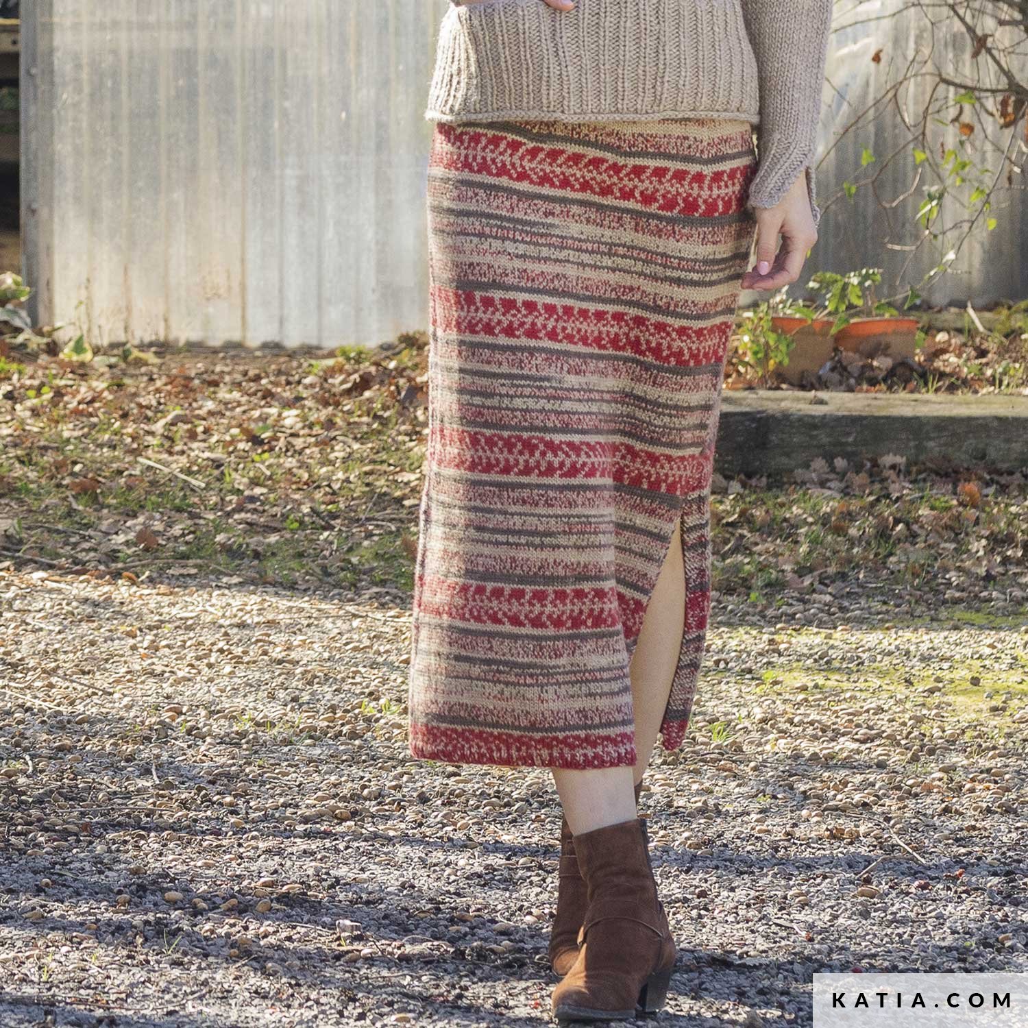 Skirt Woman Autumn Winter models patterns Katia