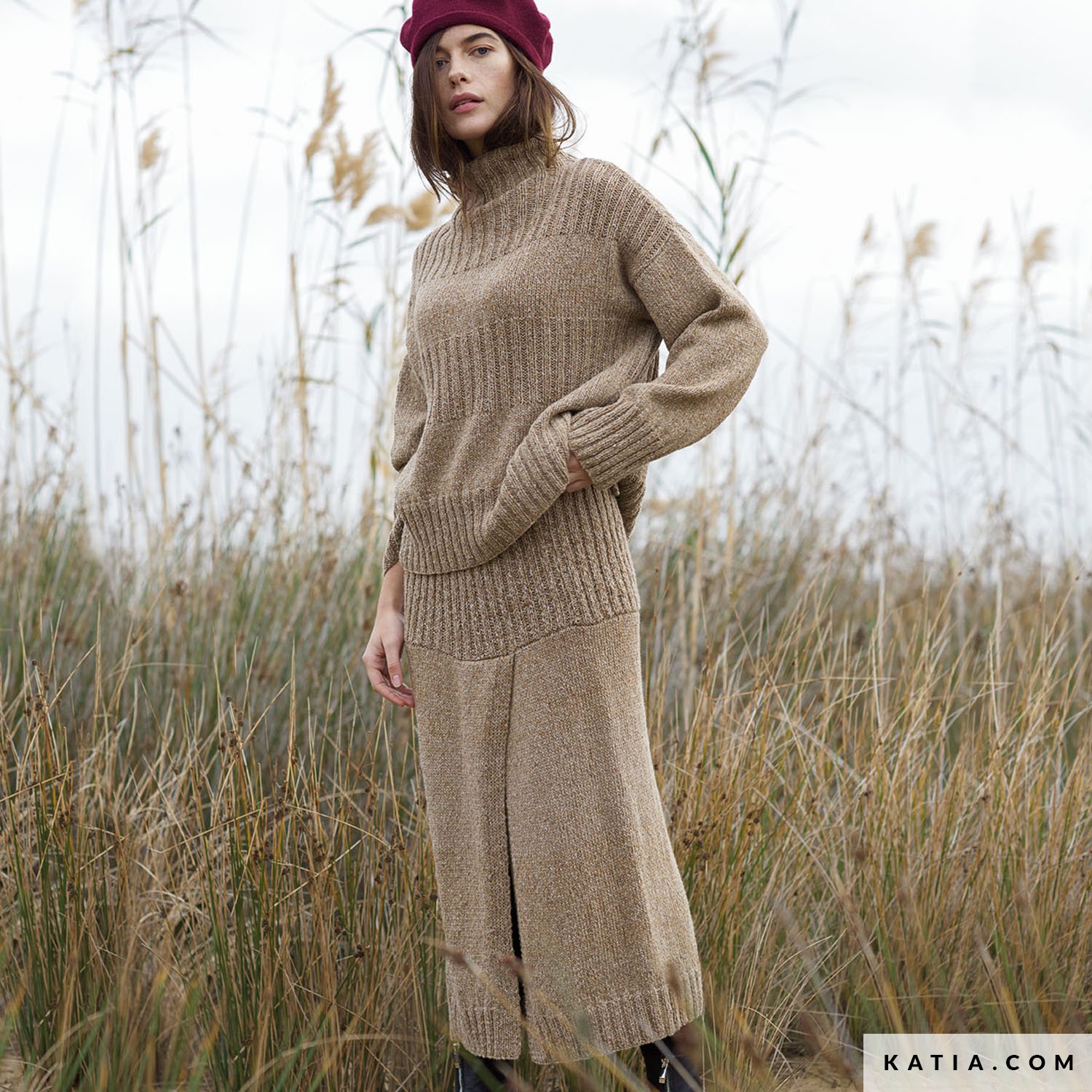 Jupe shop en tricot