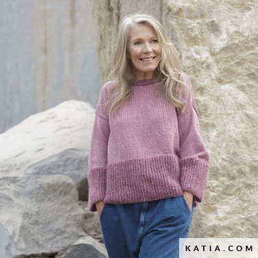 patroon breien haken dames trui herfst winter katia 6235 24 p