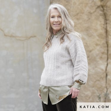 patroon breien haken dames trui herfst winter katia 6235 39 p