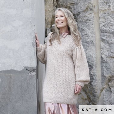 patroon breien haken dames trui herfst winter katia 6235 49 p