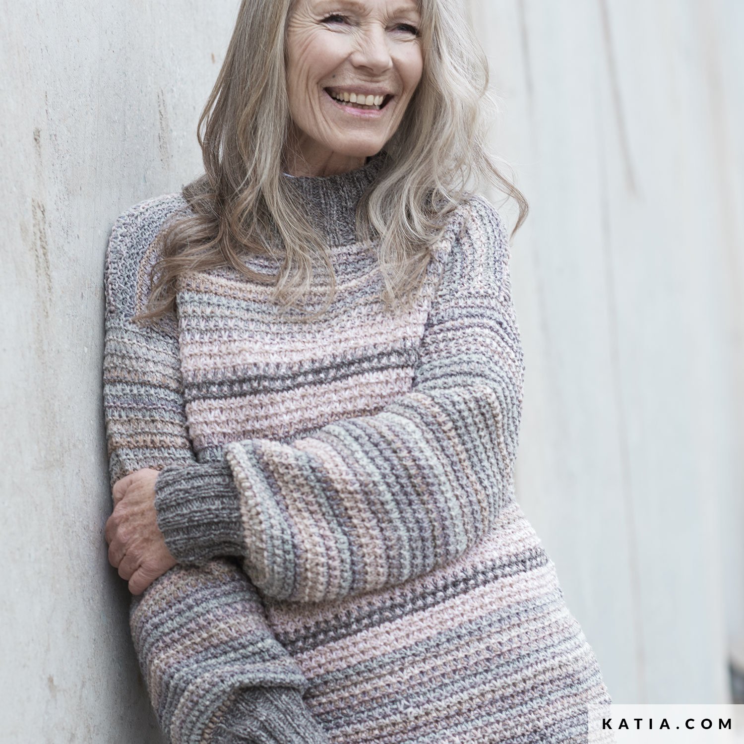 Sweater Woman Autumn Winter Models Patterns Katia Com