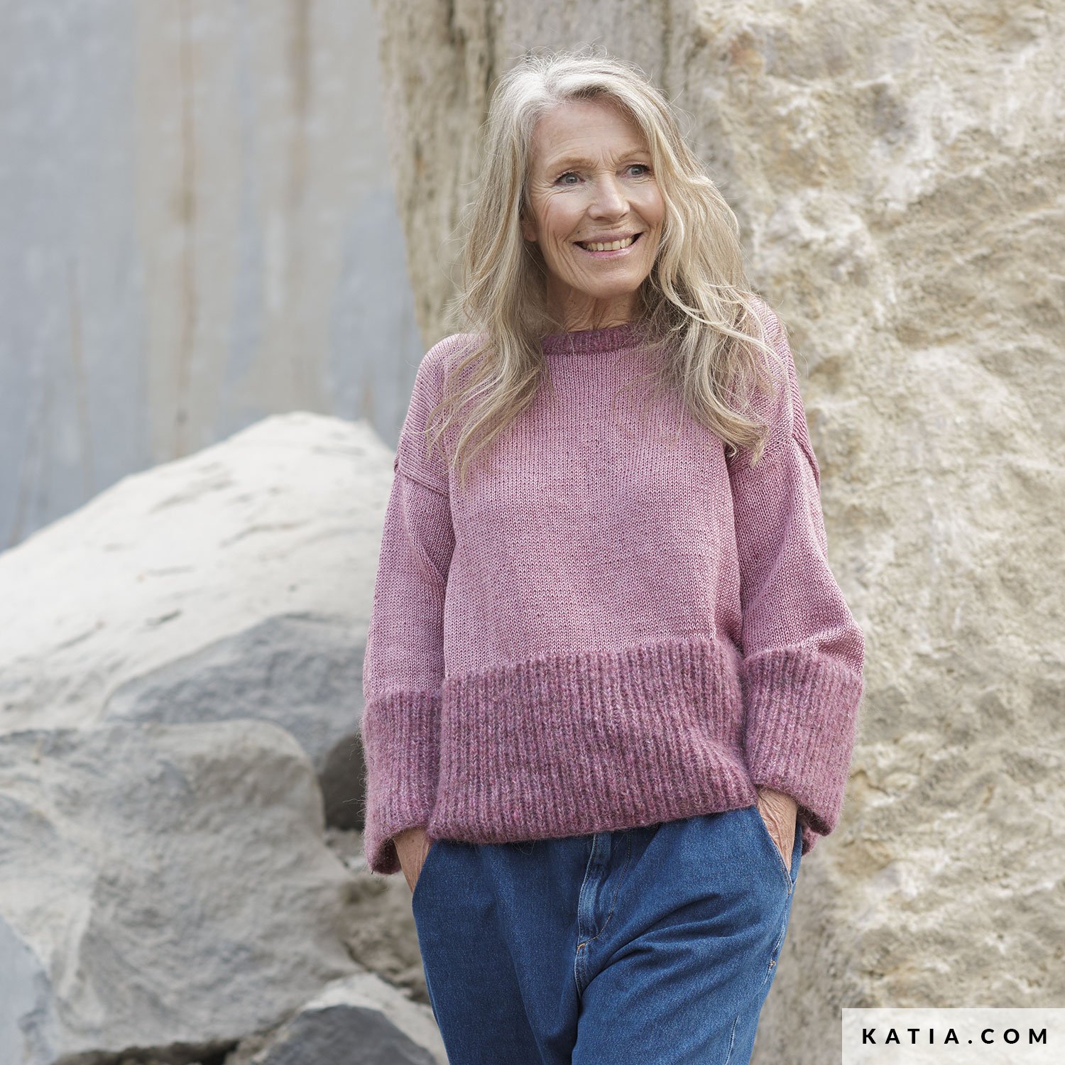 Sweater Woman Autumn Winter Models Patterns Katia Com