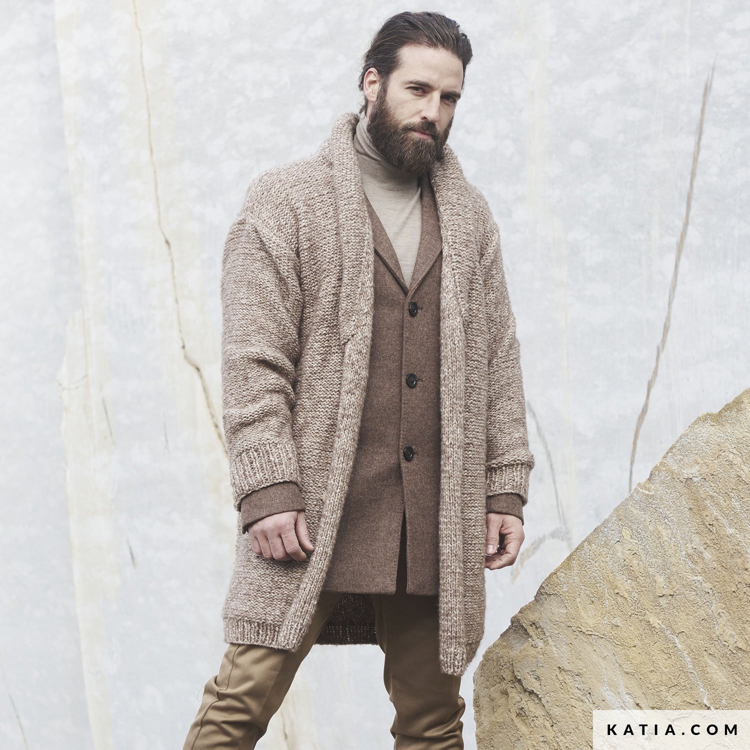 giacca a maglia uomo