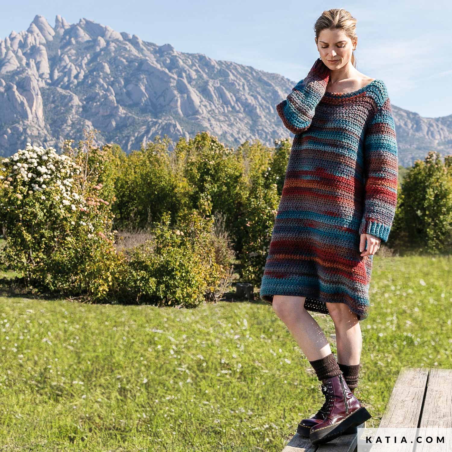 Vestito - Donna - Autunno / Inverno - modello \u0026 schemi | Katia.com