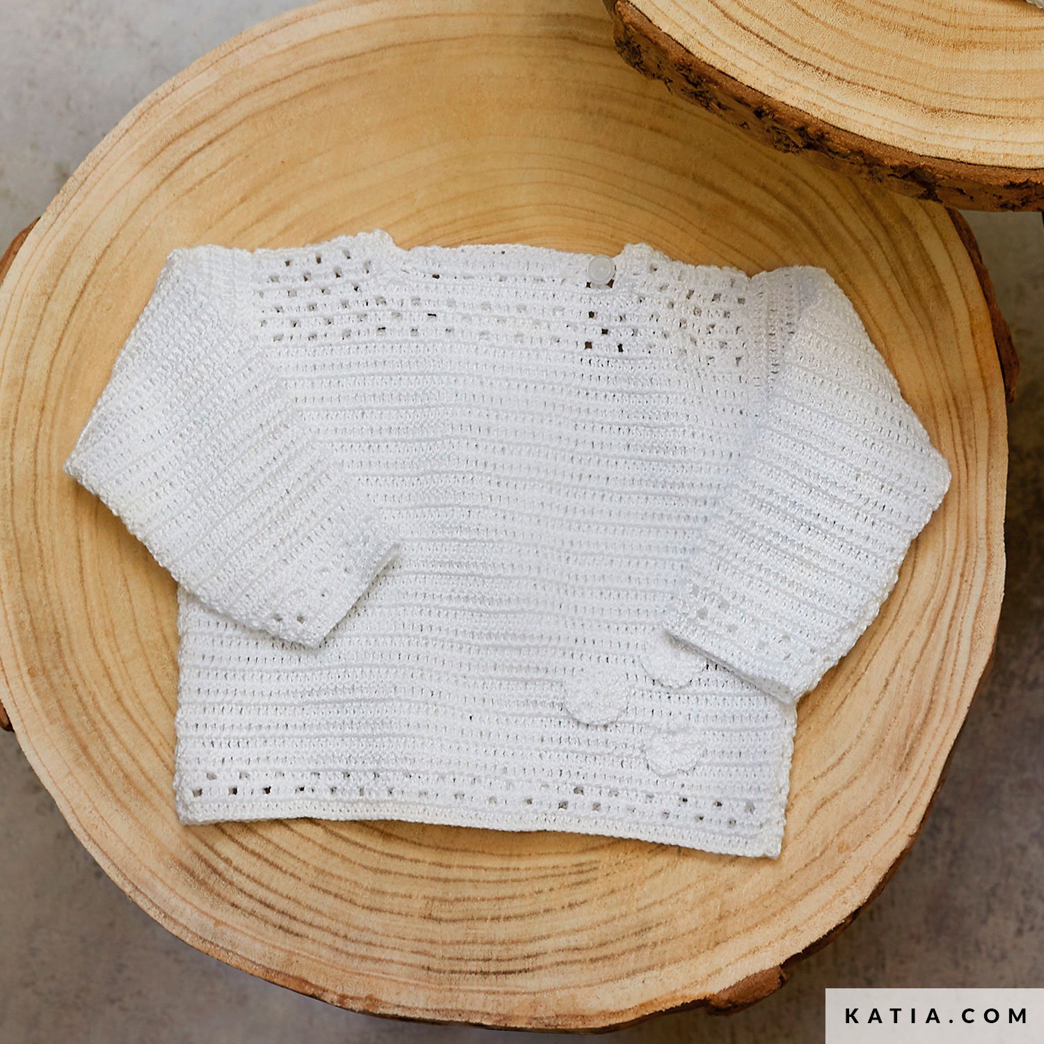 Pull Layette Printemps Ete Modeles Patrons Katia Com