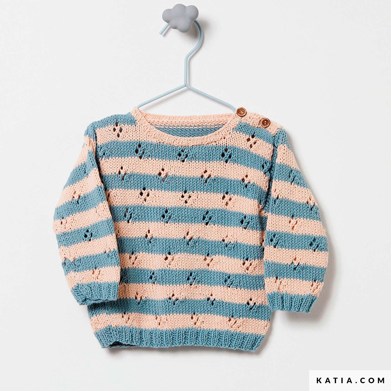 Pull Layette Printemps Ete Modeles Patrons Katia Com