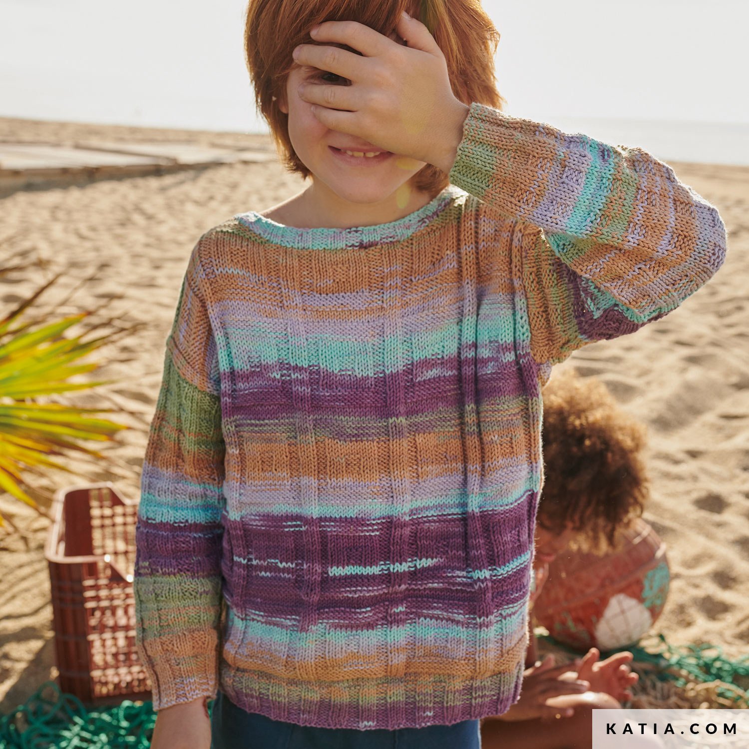 Pull Fair Isle tulipe Multicolore pour Women | Stella McCartney FR