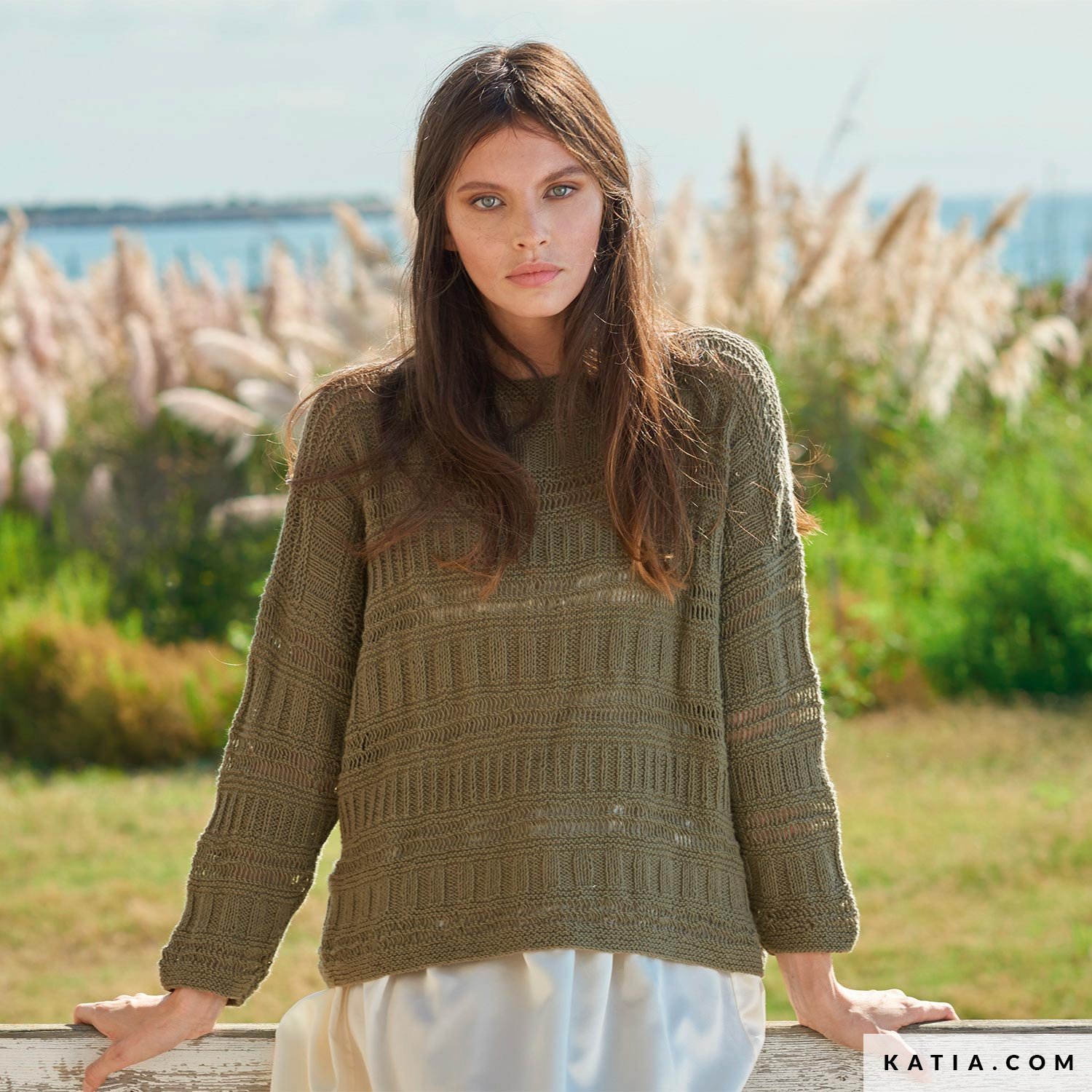 spring striped sweater