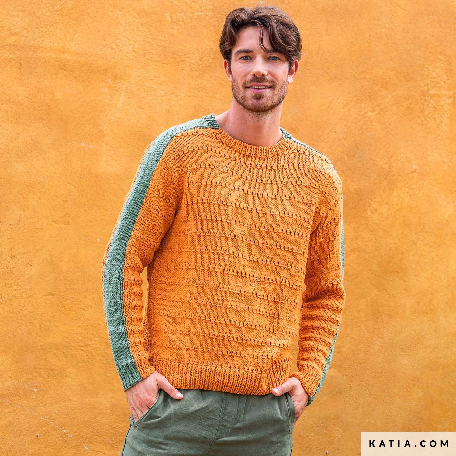 Jersey - Hombre - Primavera / Verano - patrones | Katia.com