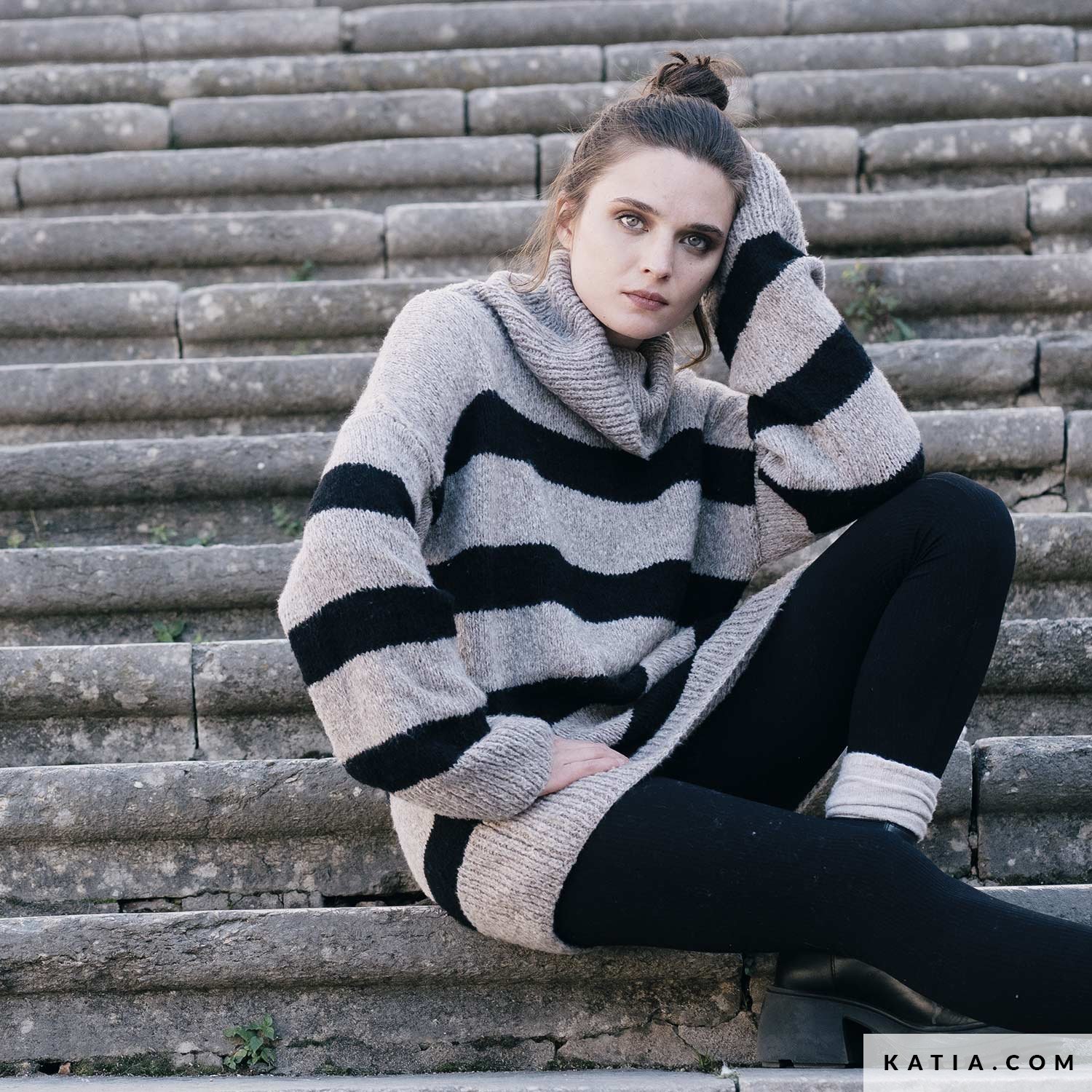 Jersey para mujer largo y túnica para mujer, largo invierno