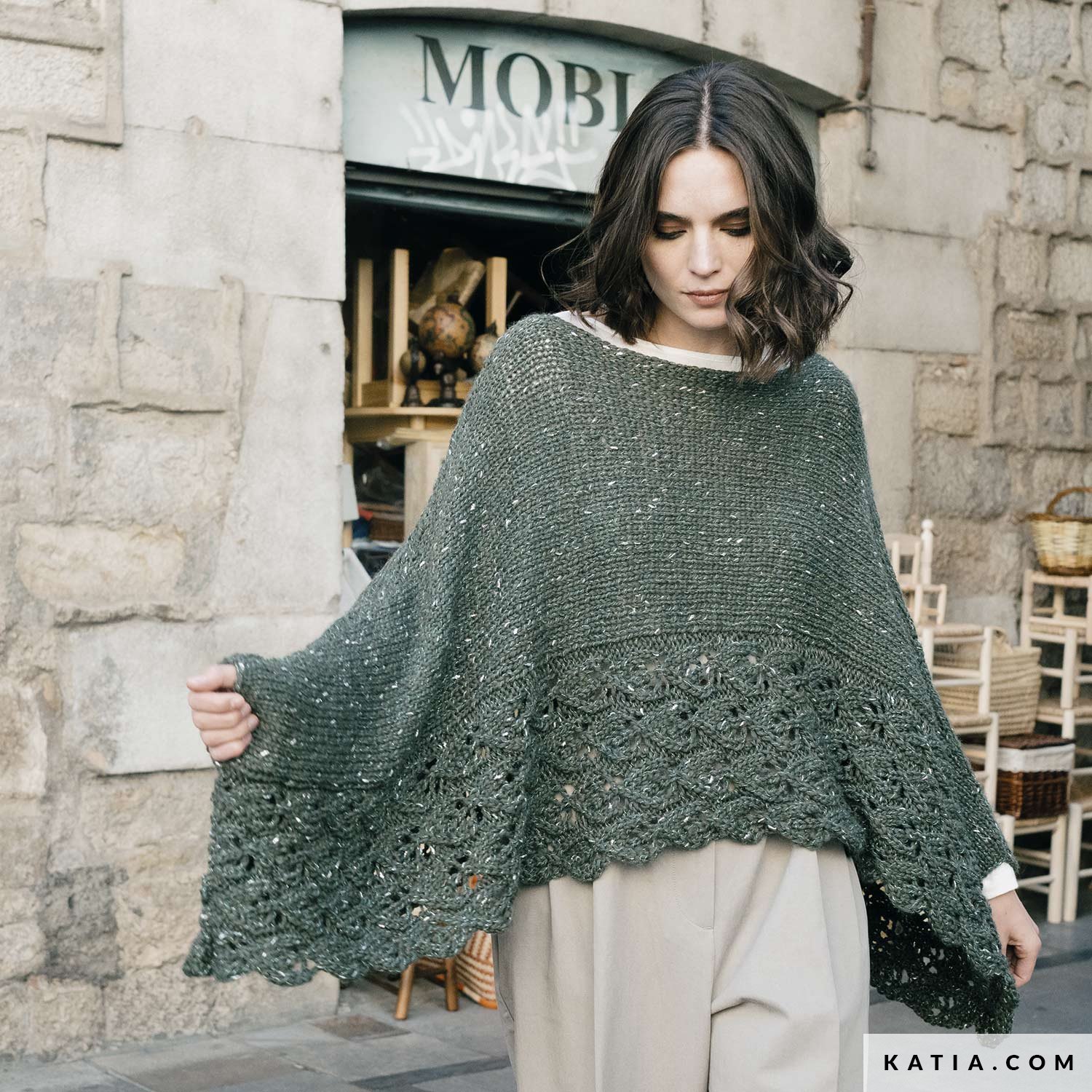 Ponchos Mujer Invierno