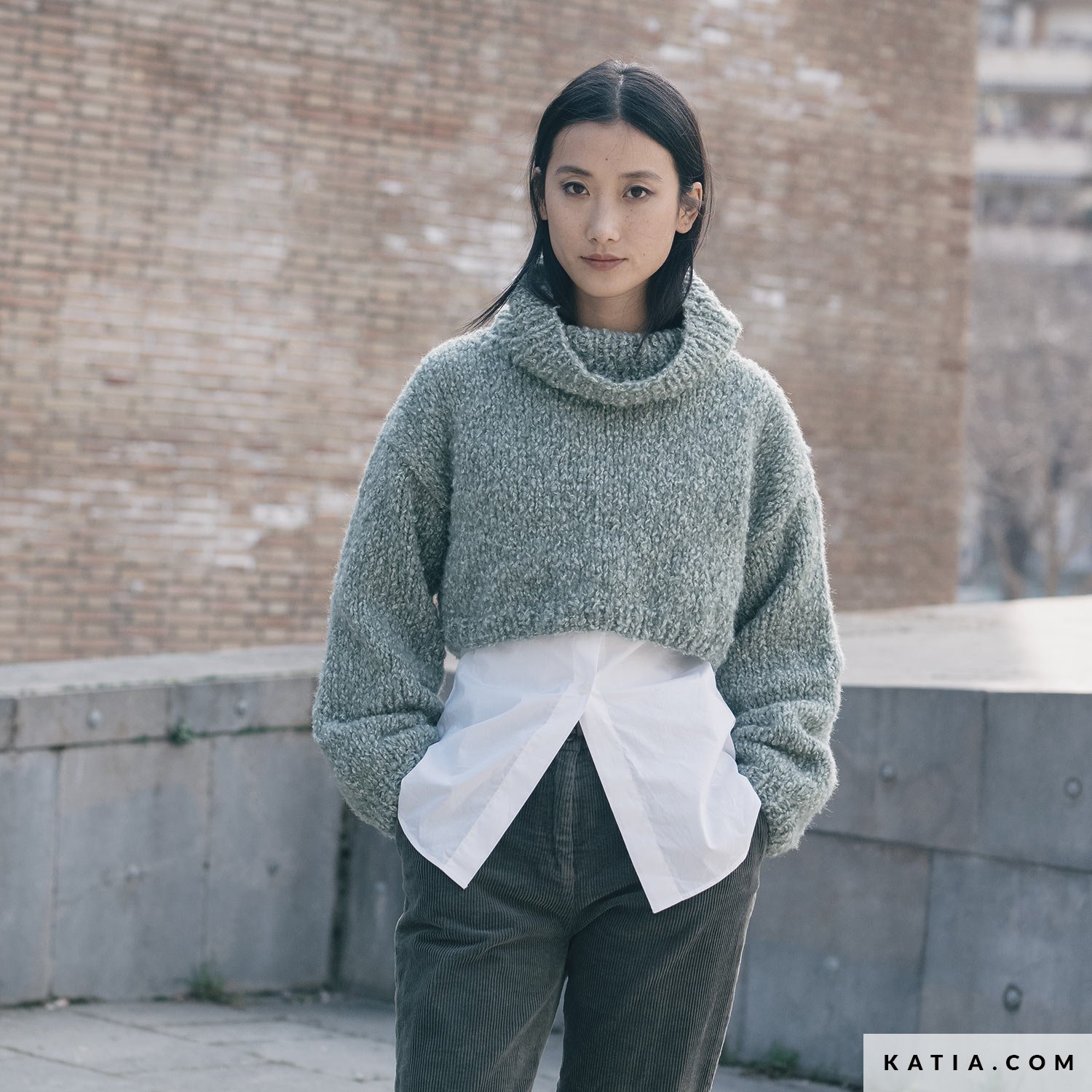 Pull Femme Automne Hiver mod les patrons Katia