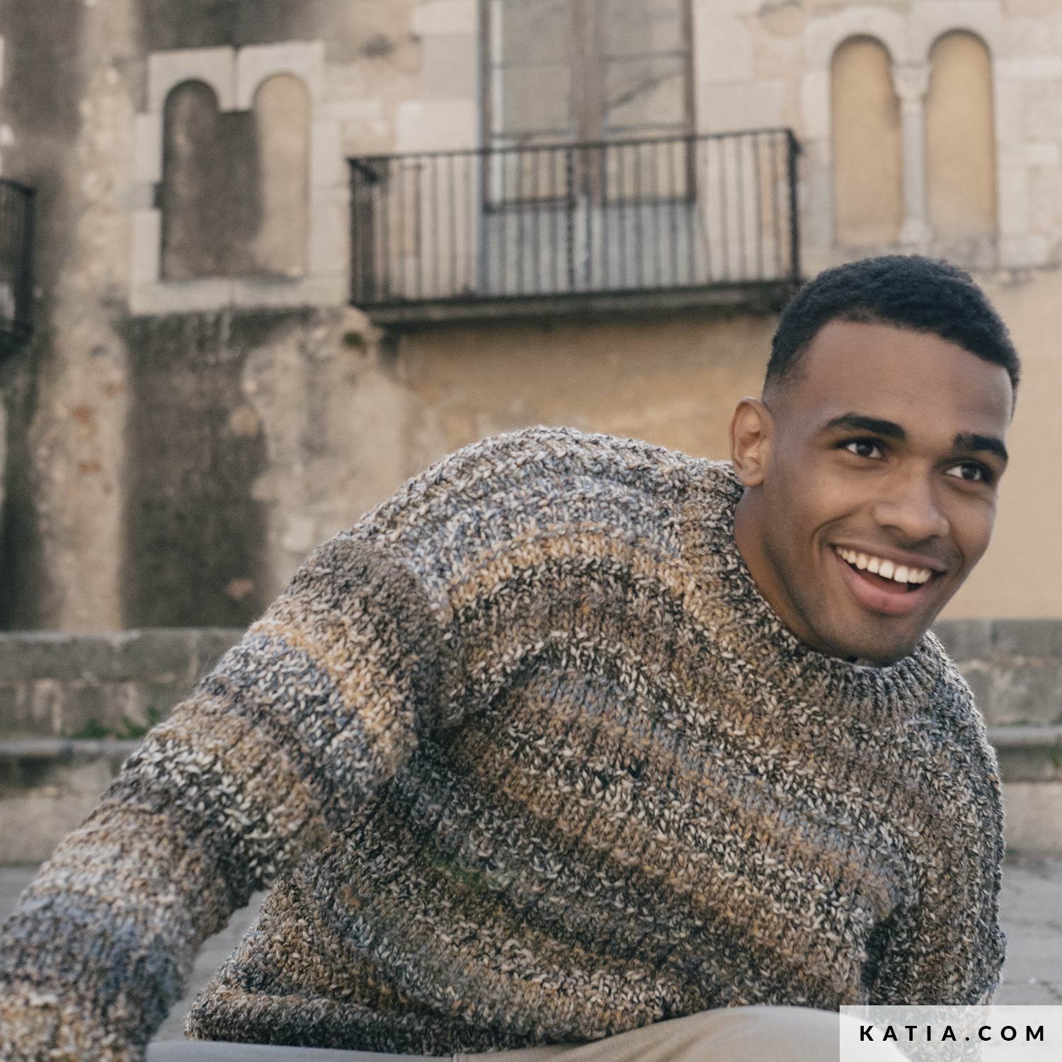 Pull Homme Automne Hiver mod les patrons Katia