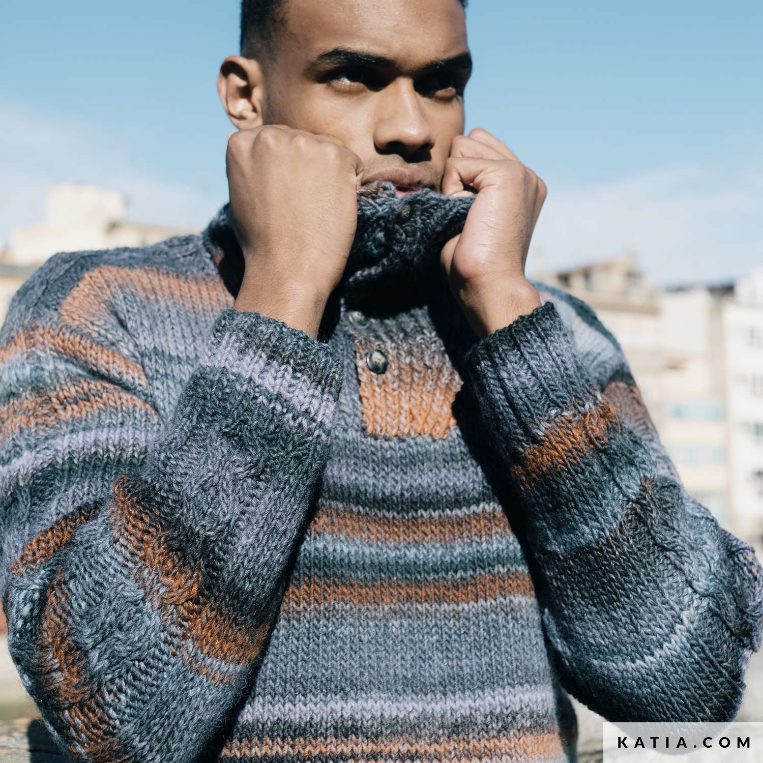 Sweater - Man - Autumn / Winter - models & patterns | Katia.com
