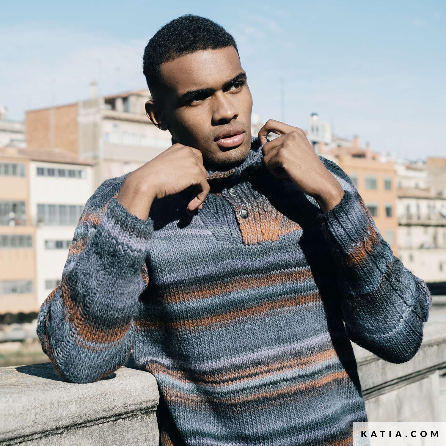 Sweater - Man - Autumn / Winter - models & patterns | Katia.com
