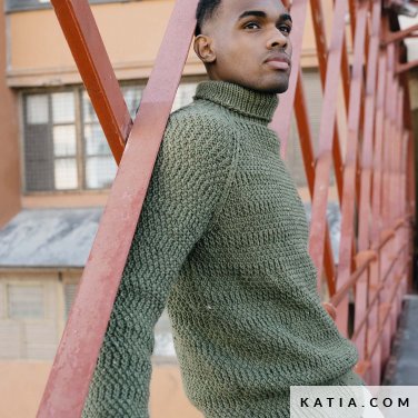sweater knitting design for man