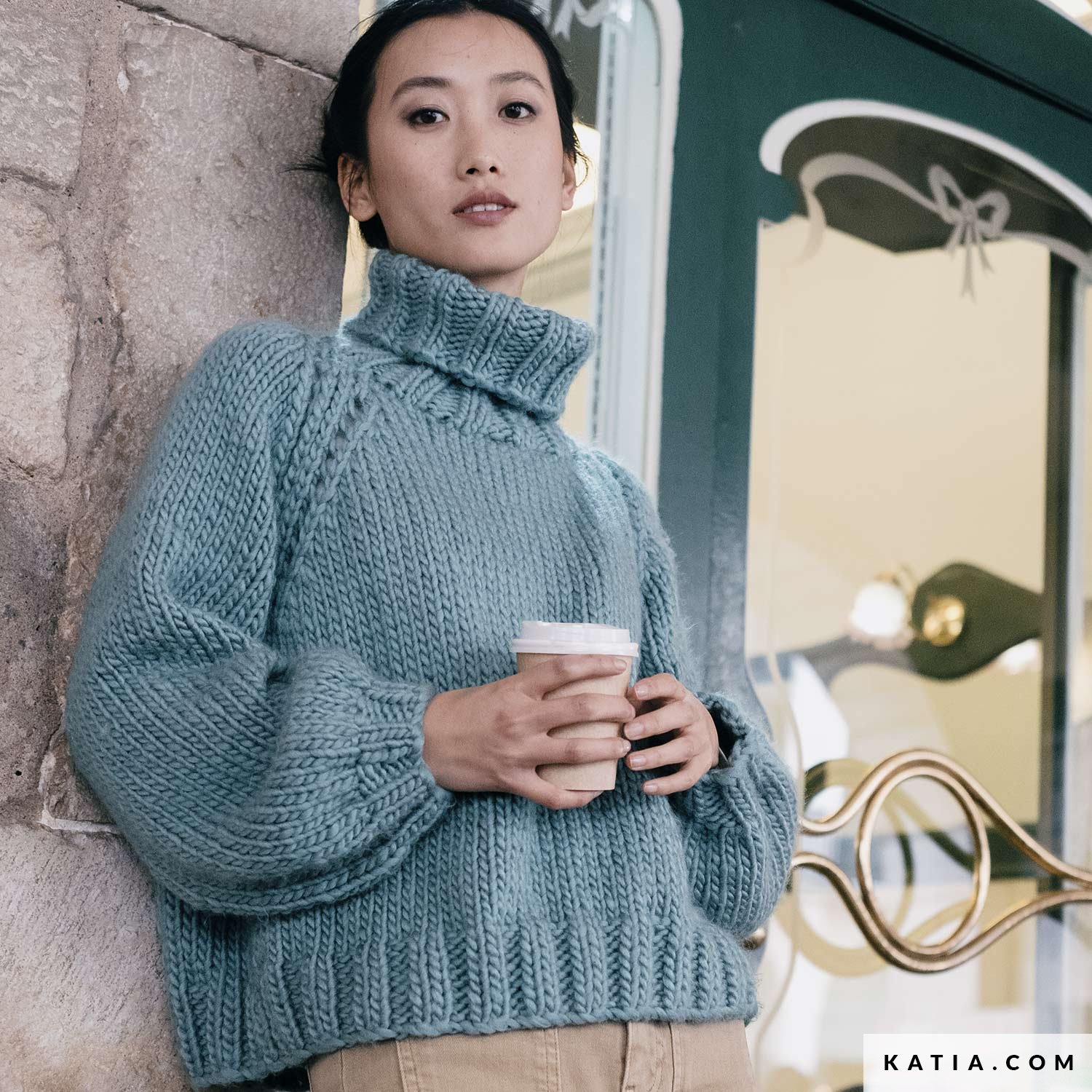 Sweater Woman Autumn Winter models patterns Katia