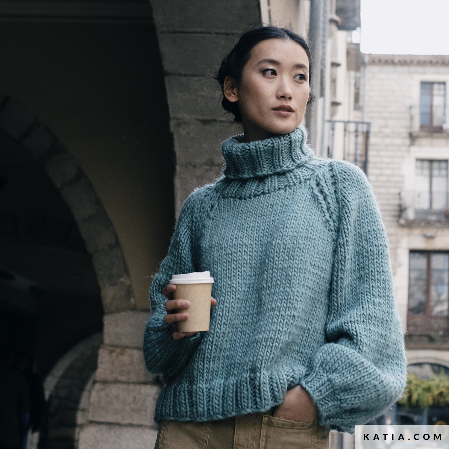 Pullover Donna Con Scollo A V Maniche Lunghe - Elegante E Casuale Per Autunno E Inverno