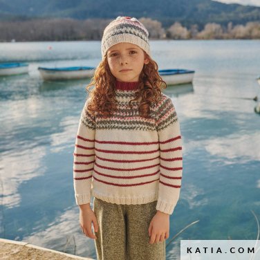 patroon breien haken kinderen set herfst winter katia 6267 10 p