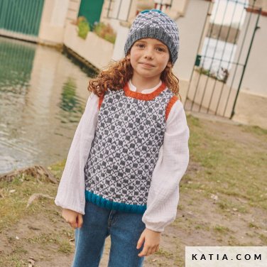 patroon breien haken kinderen set herfst winter katia 6267 13 p