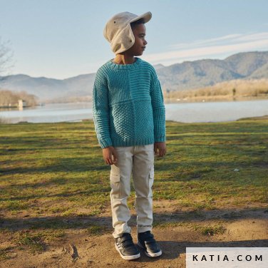 patroon breien haken kinderen trui herfst winter katia 6267 20 p