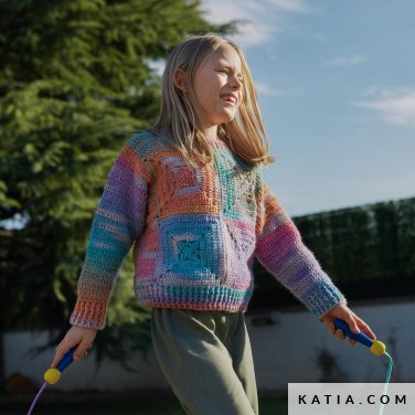 patroon breien haken kinderen trui herfst winter katia 6267 25 p