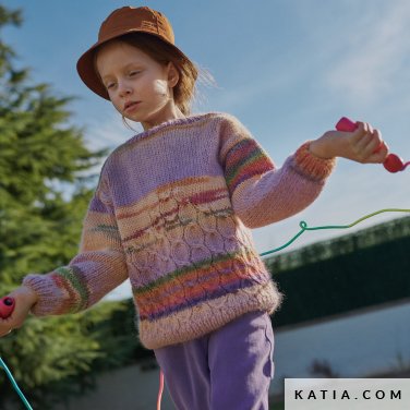 patroon breien haken kinderen trui herfst winter katia 6267 26 p
