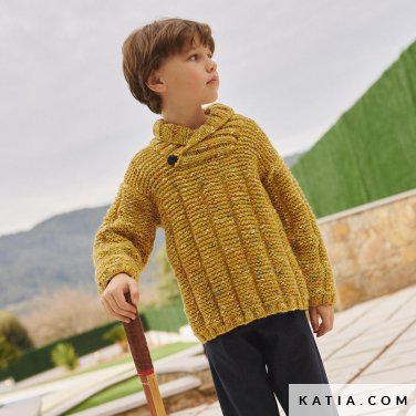 patroon breien haken kinderen trui herfst winter katia 6267 29 p