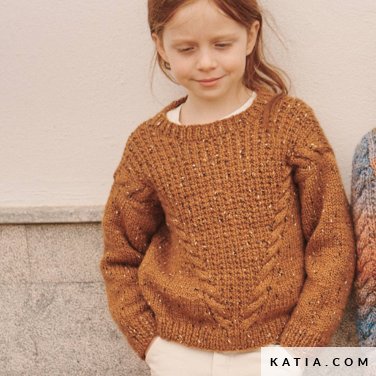 patroon breien haken kinderen trui herfst winter katia 6267 31 p