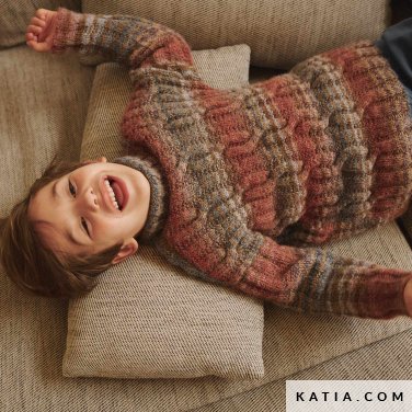 patroon breien haken kinderen trui herfst winter katia 6267 34 p
