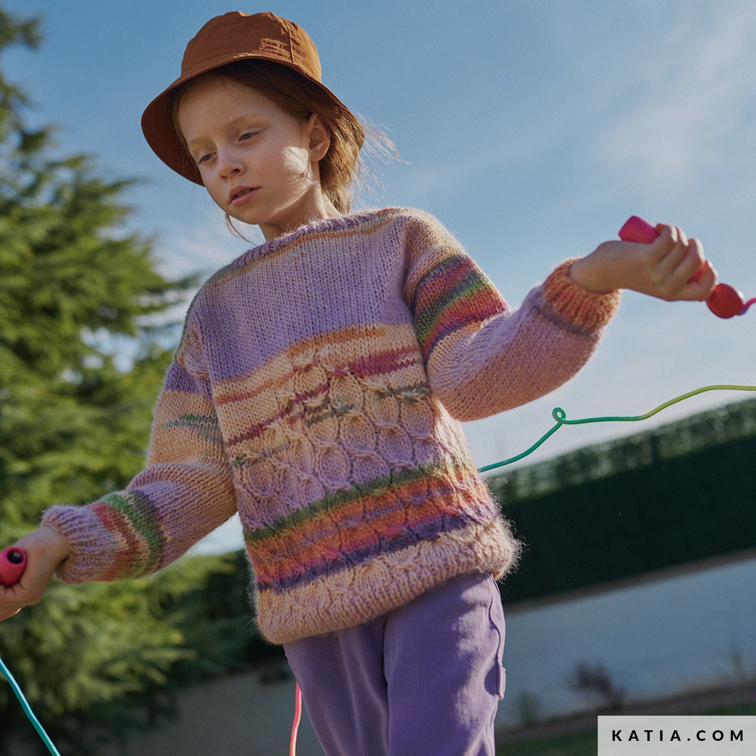 Sweater - Kids - Autumn / Winter - models & patterns | Katia.com