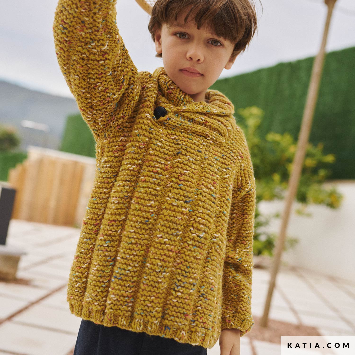 Kids Pluton Sweater Knitting Kit (6280-6) ¦ Katia