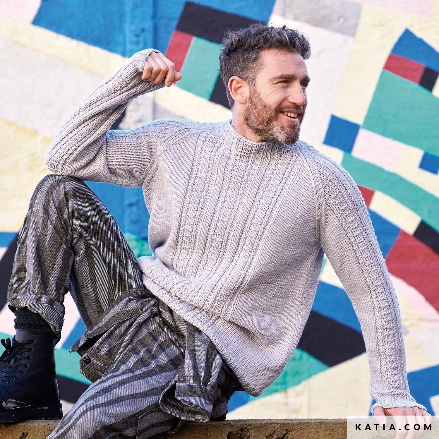 men's raglan sweater