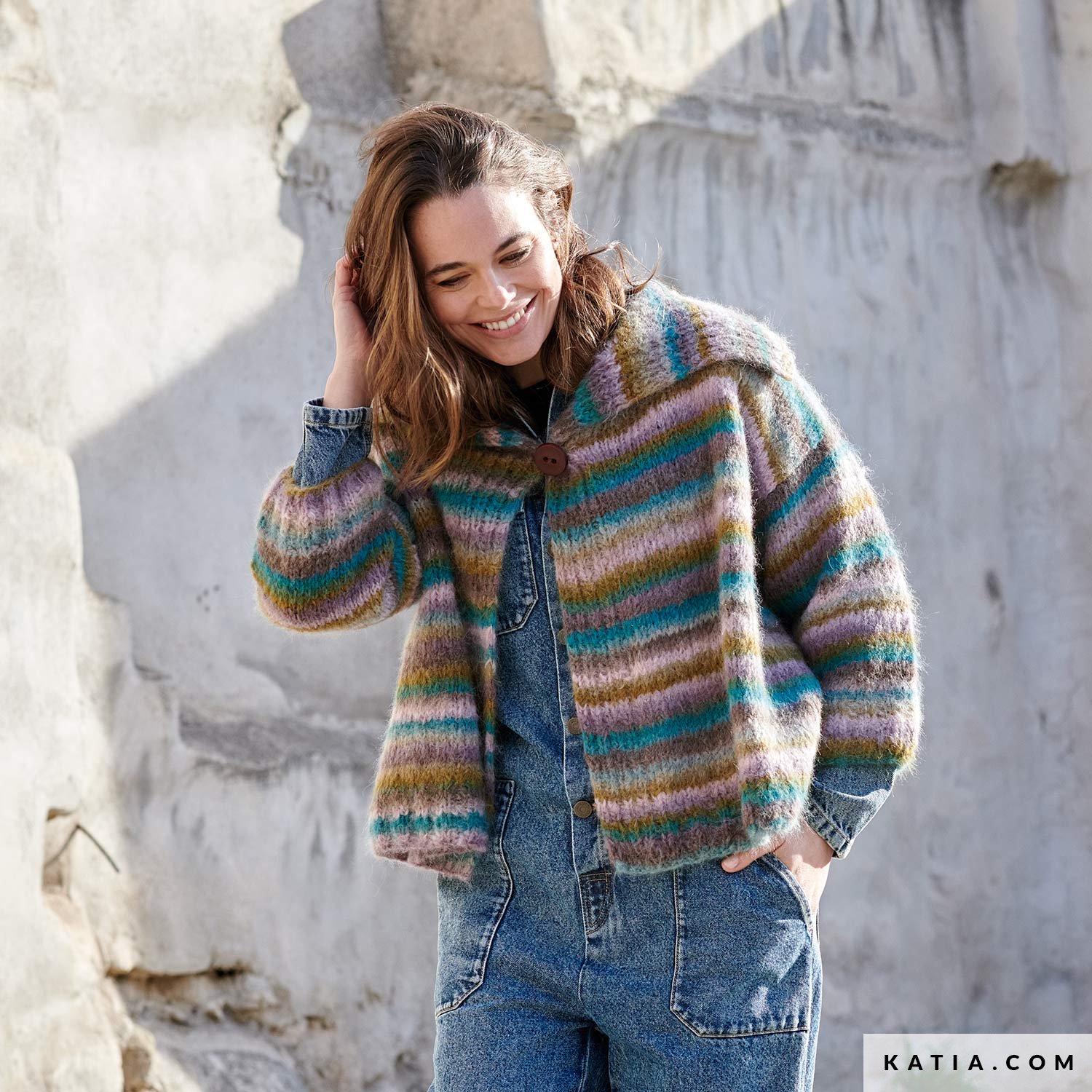 Ladies crochet jacket store