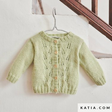 patroon breien haken baby jas herfst winter katia 6279 20 p