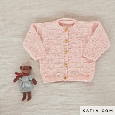 patroon breien haken baby jas herfst winter katia 6279 9 p