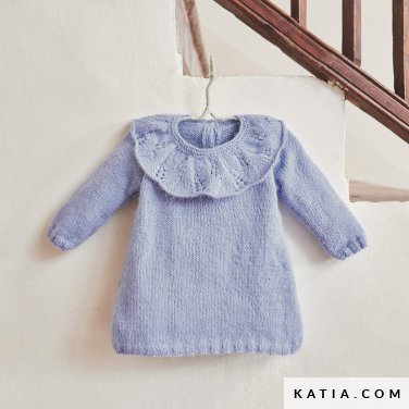 patroon breien haken baby jurk herfst winter katia 6279 21 p