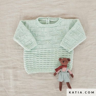 patroon breien haken baby trui herfst winter katia 6279 10 p