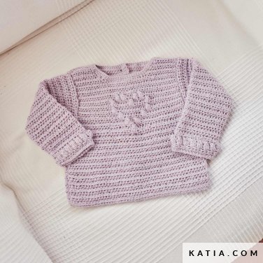 patroon breien haken baby trui herfst winter katia 6279 15 p