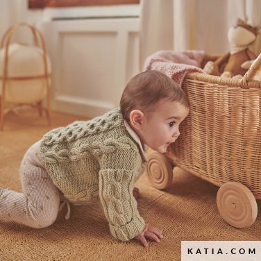 patroon breien haken baby trui herfst winter katia 6279 18 p