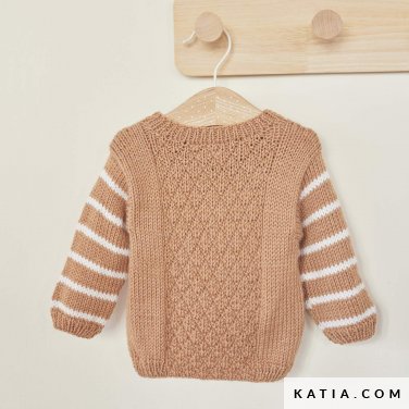 patroon breien haken baby trui herfst winter katia 6279 28 p