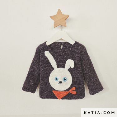 patroon breien haken baby trui herfst winter katia 6279 35 p