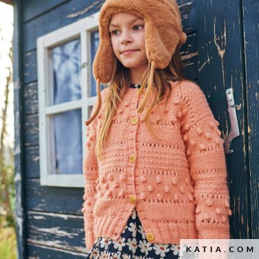 patroon breien haken kinderen jas herfst winter katia 6280 10 p